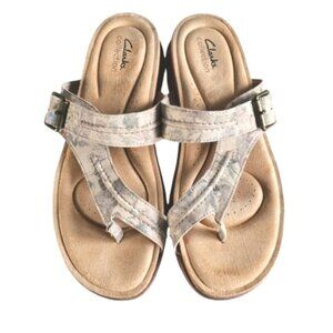 Clarks Brynn Madi Floral Thong Sandal